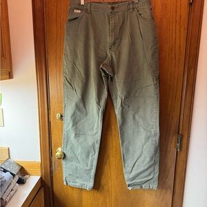 Vintage wrangler jeans in light green